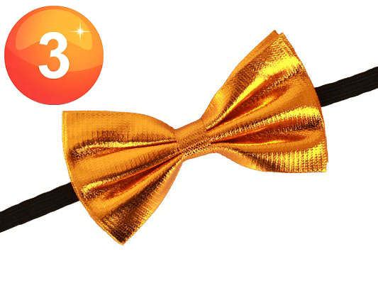 Gold bow tie