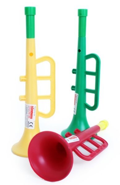 Trumpets red yellow green