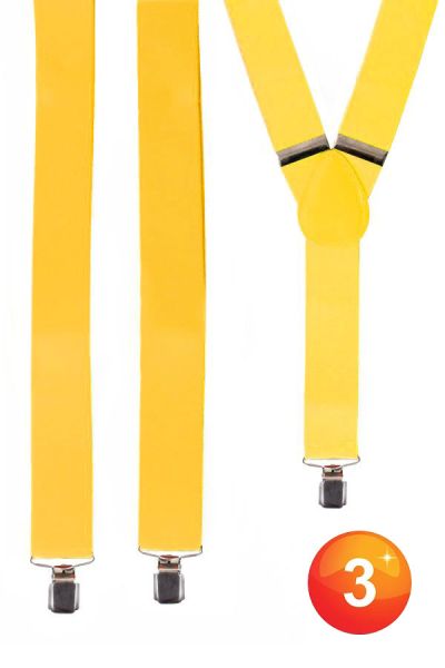 Suspenders yellow