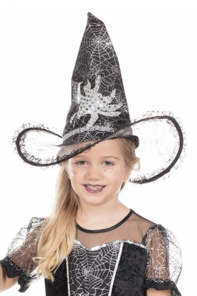 Witch hat spider web for kids