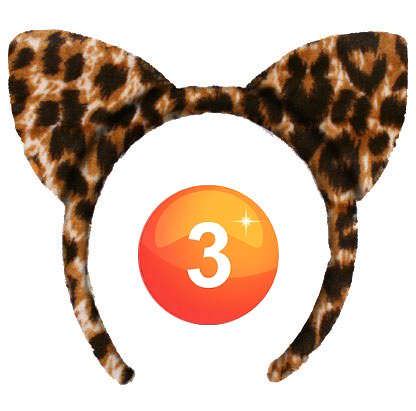 Diadem leopard panther print