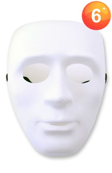Luxury make-up masks white