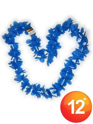 Hawaii necklace blue garland wreaths 12 piece