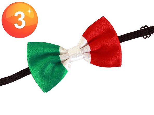 Bow tie Italian flag