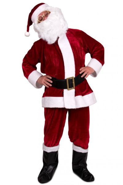 Santa Claus Coat Pants Belt Hat