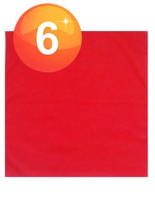 Farmers handkerchief plain red