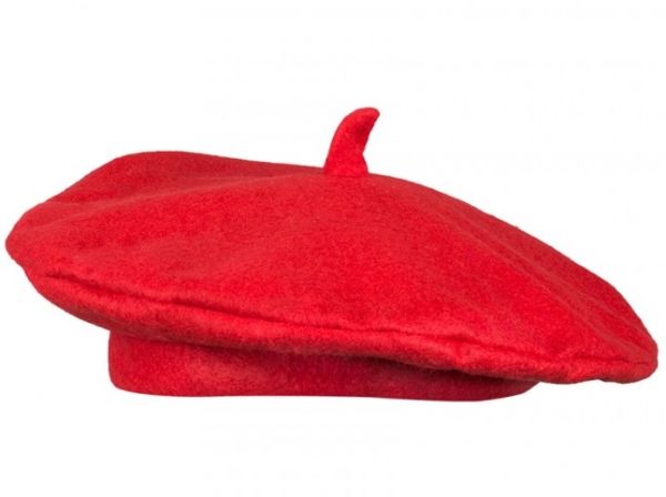 Red French beret Alpino