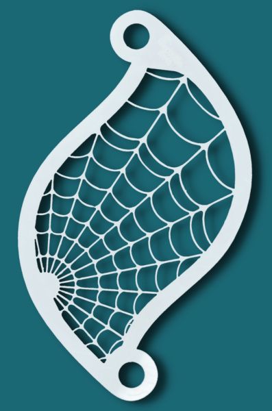Face Paint Stencil SPIDERWEB 77011
