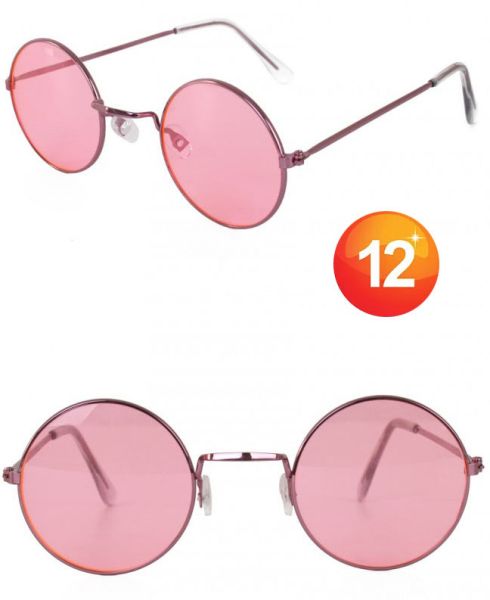 Retro Hippie glasses pink