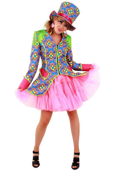 Colorful Flower Power ladies jacket
