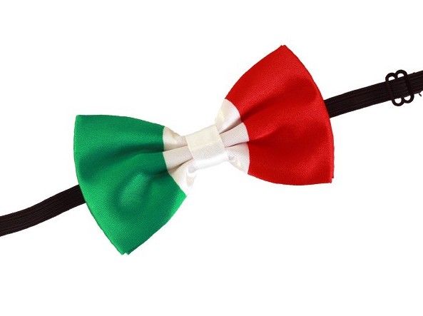 Bow tie Italian flag