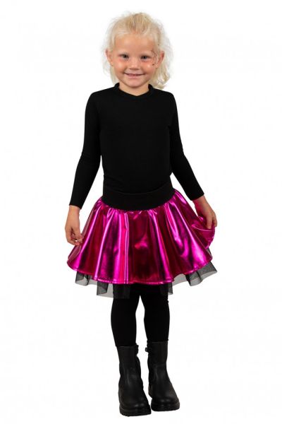 Glittering Disco skirt pink girls