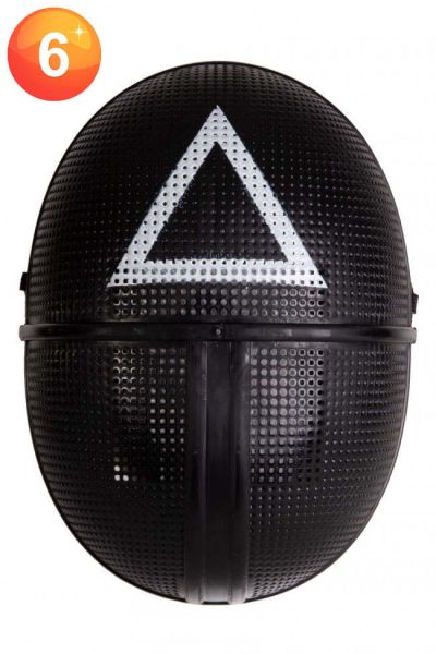 Squid game mask - squid game - triangle