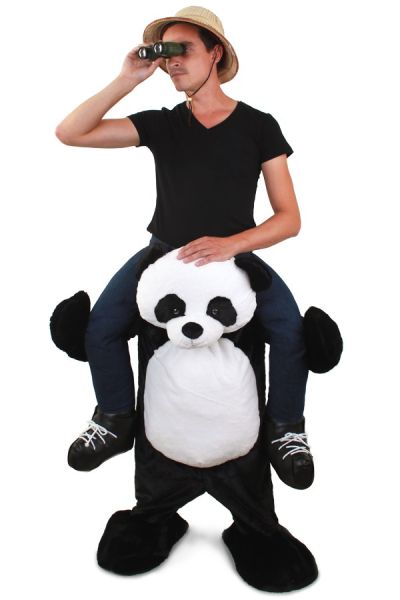 Funny Piggyback costume worn by Panda