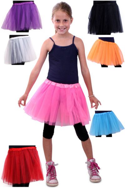 Tulle skirt girl in various colors