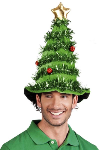 Hat Christmas tree with Christmas star
