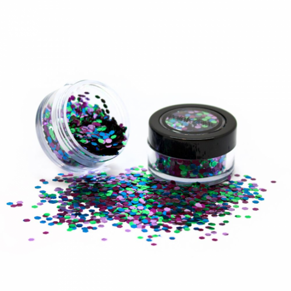 PaintGlow biodegradable cosmetic glitter mixes Wild Parrot