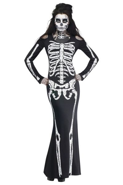 Halloween Skeleton bones dress