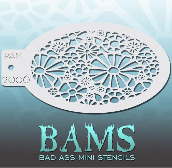 Bad Ass Bams Face Paint Template 2006