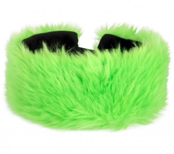 Headband green plush
