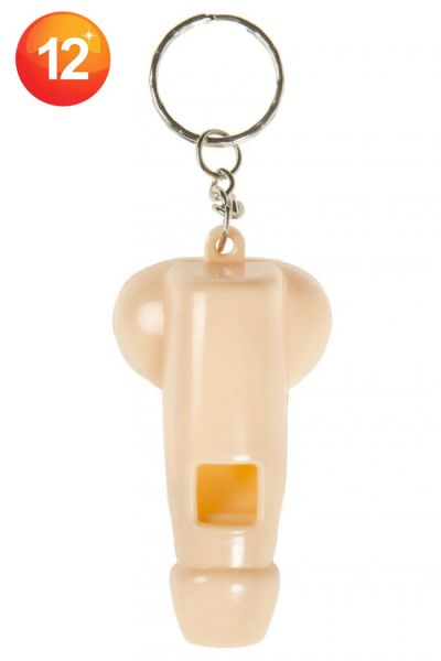 Keychain penis whistle