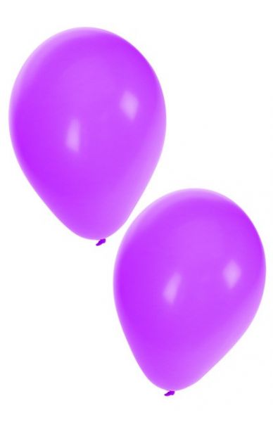 Purple helium balloons