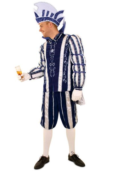 Prince Carnival costume suit blue