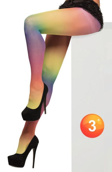 Rainbow tights for Pride parties