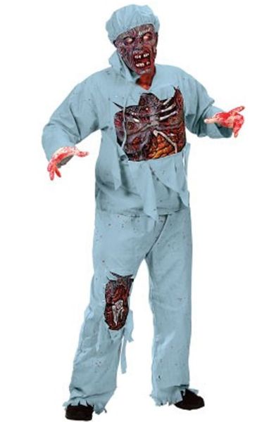 Halloween costume surgeon horror outfit