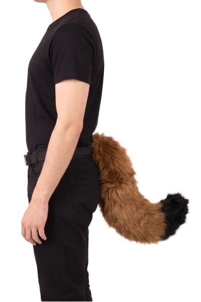 Fox tail on a lead