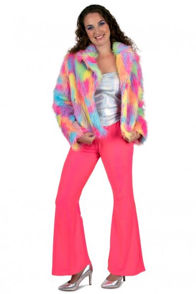 Diva Disco Flared pants neon pink