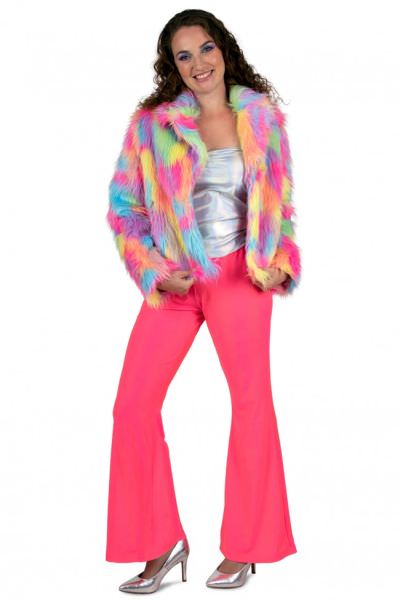 Diva Disco Flared pants neon pink