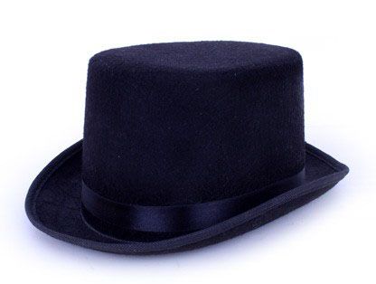 Cylinder hat high hat black