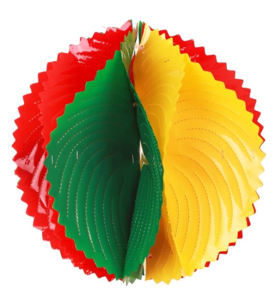 Decoration ball red yellow green
