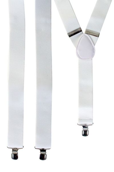Suspenders white