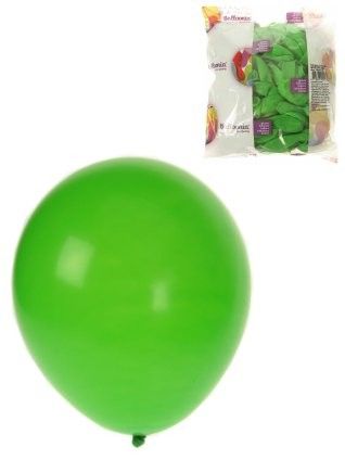 Helium balloons Green 100 pieces