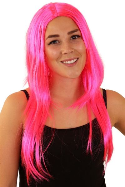 Wig standard long pink