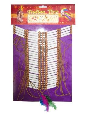 Indians neckband pipes beaded medium