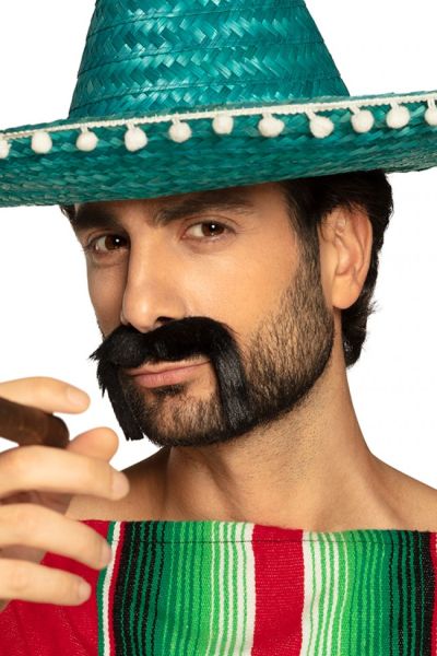 Mexican mustache black