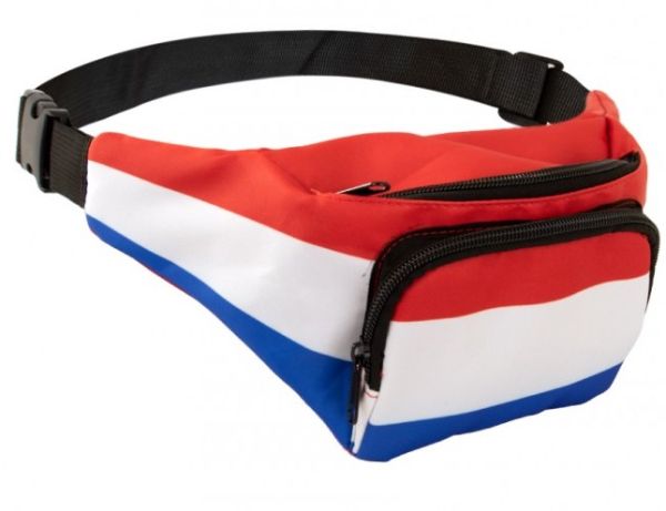 Hip/belly bag Red White Blue