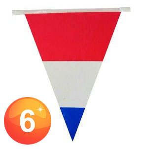 Flag line Dutch flag 60m party decoration