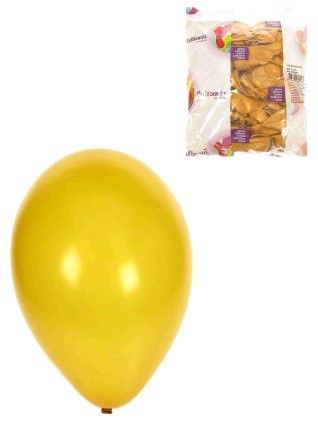 Balloons Gold 100 pieces nr 12