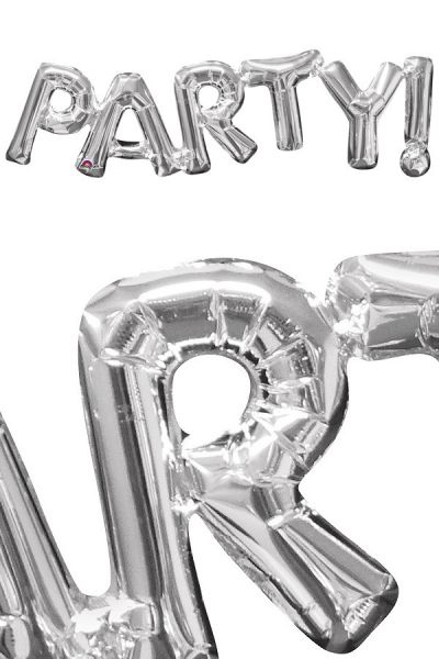 Foil Balloon Party Silver