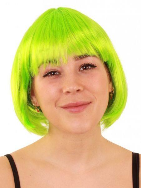 Bobline ladies wig neon green sensation