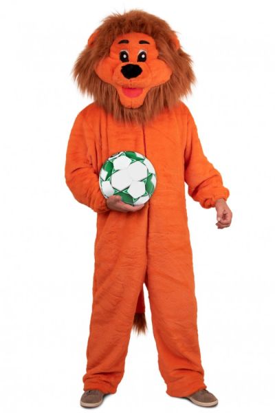 Mascot orange lion