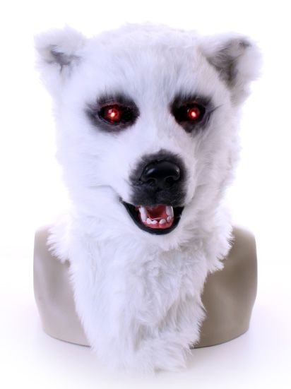 Full mask white bear