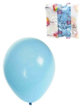 Helium balloons light blue sky blue