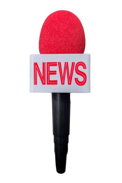 News Reporter Microphone