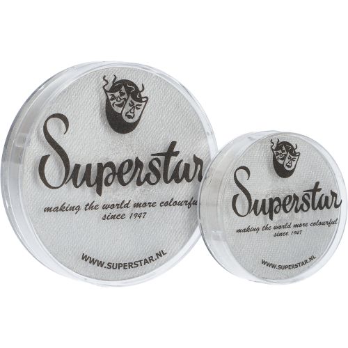 Superstar Face paint 065 Silver white Shimmer