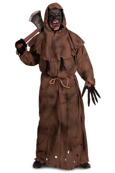 Graveyard Ghost Zombie Monk Costume